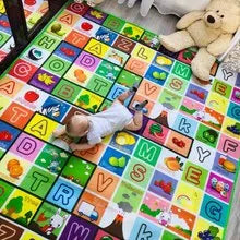 Alfombra de Juego XL Reversible (180x120cm) | Tapete de Diseño Plegable | No Tóxico