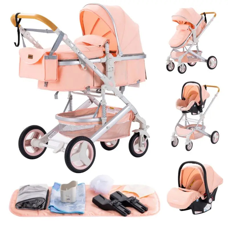 Carrito Bebe "Evolve 3-en-1"	Durabilidad y Evolución (0-4 años)