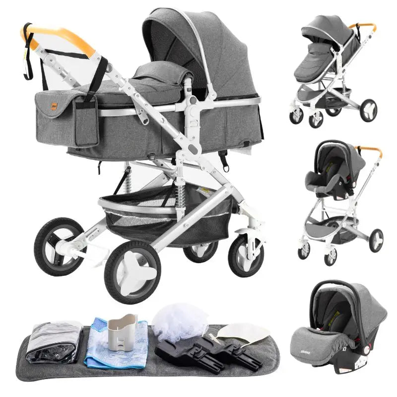 Carrito Bebe "Evolve 3-en-1"	Durabilidad y Evolución (0-4 años)