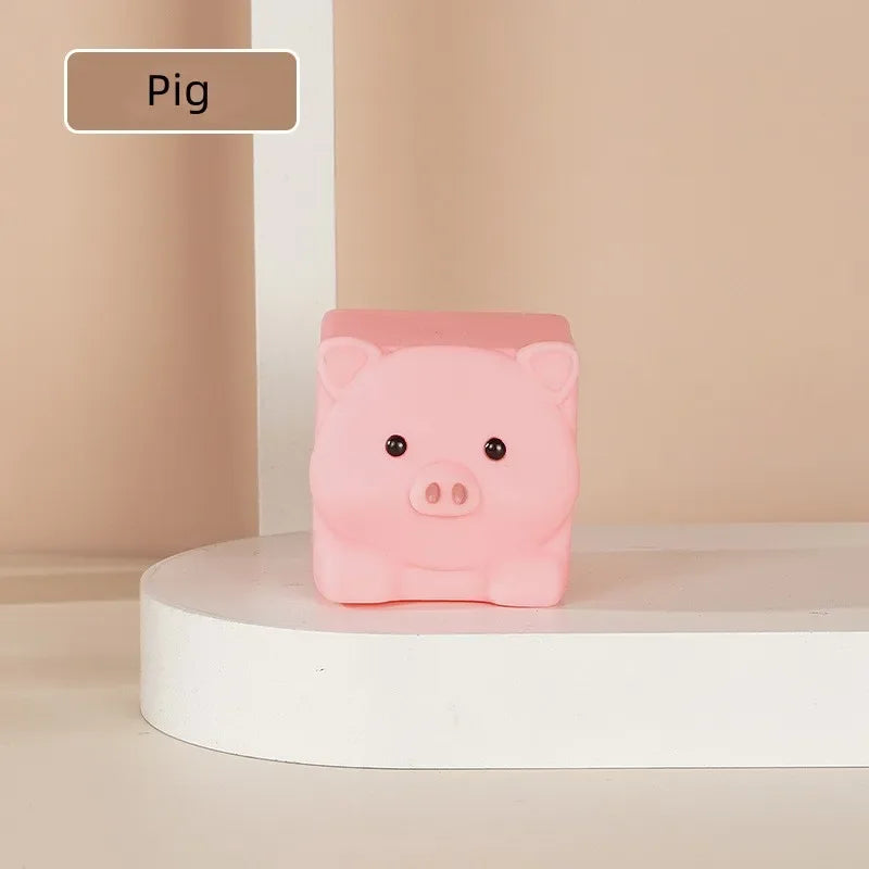 Bloques de Silicona con Animales (Set de 6) | Juguete de Desarrollo Sensorial | Libre de BPA