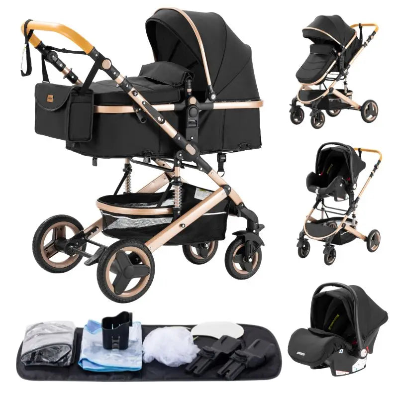 Carrito Bebe "Evolve 3-en-1"	Durabilidad y Evolución (0-4 años)